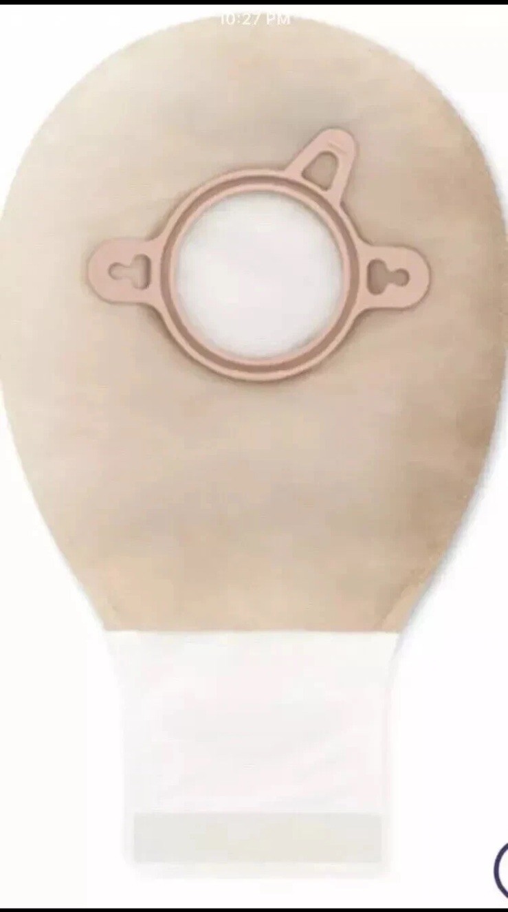 2 Ct 18283 Hollister New Image 7in Two-Piece Drainable Mini Ostomy Pouch NEW!!