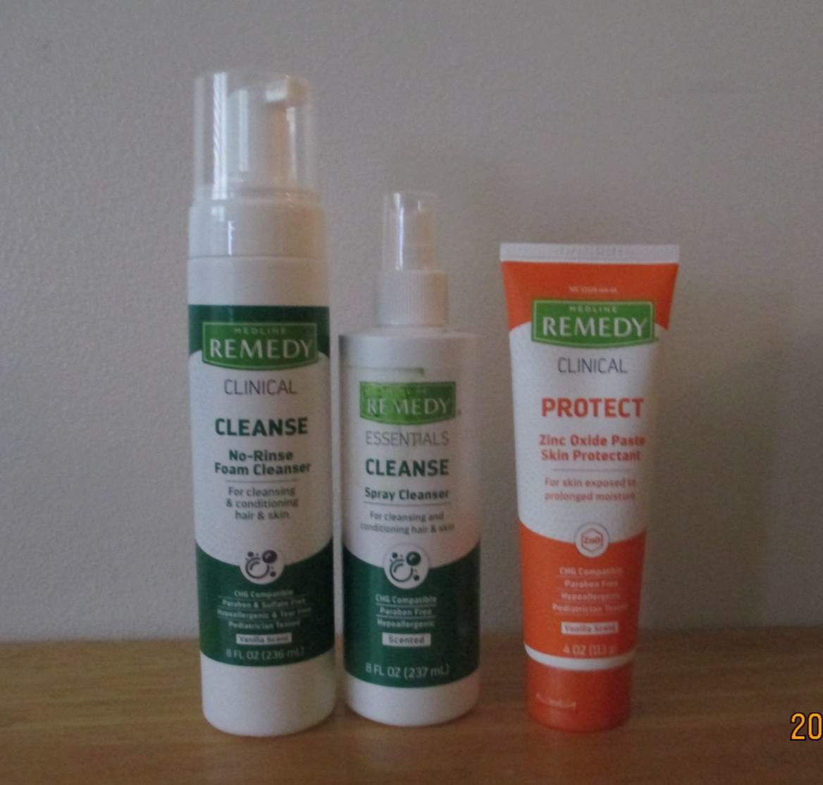 Remedy cleanse Spray & foam Cleanser plus tube zinc oxide paste /All 3 one price
