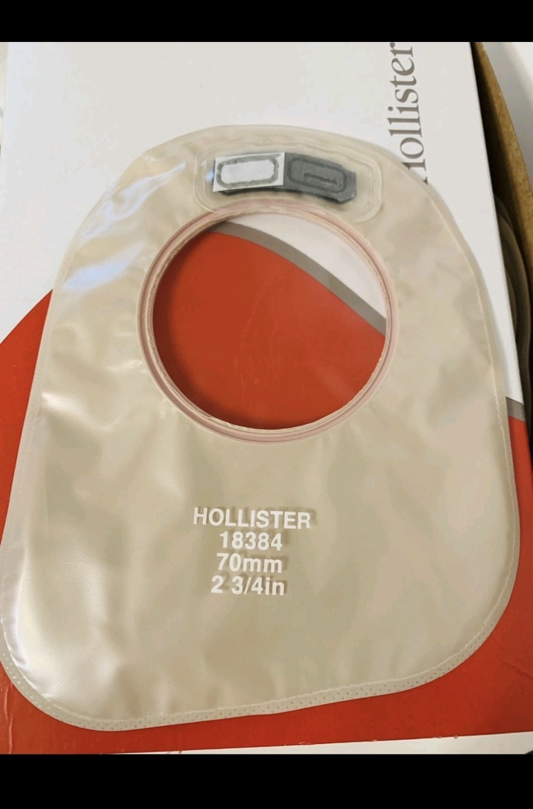 7X Hollister 18384 New Image 2-Piece 7” Closed Mini Ostomy Pouch, 2-3/4” Opening