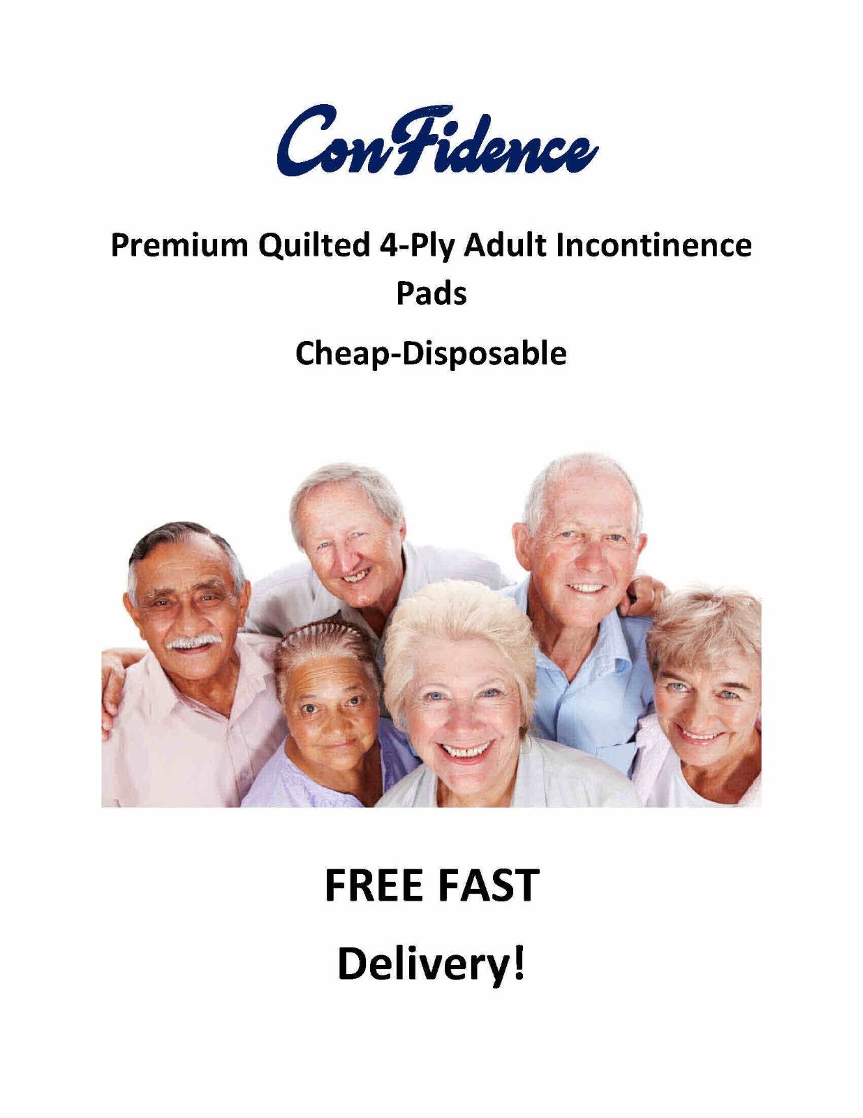 300-23×36″ XL Price Rite Extra Absorbent Quilted 4-Ply Adult Incontinence Pads