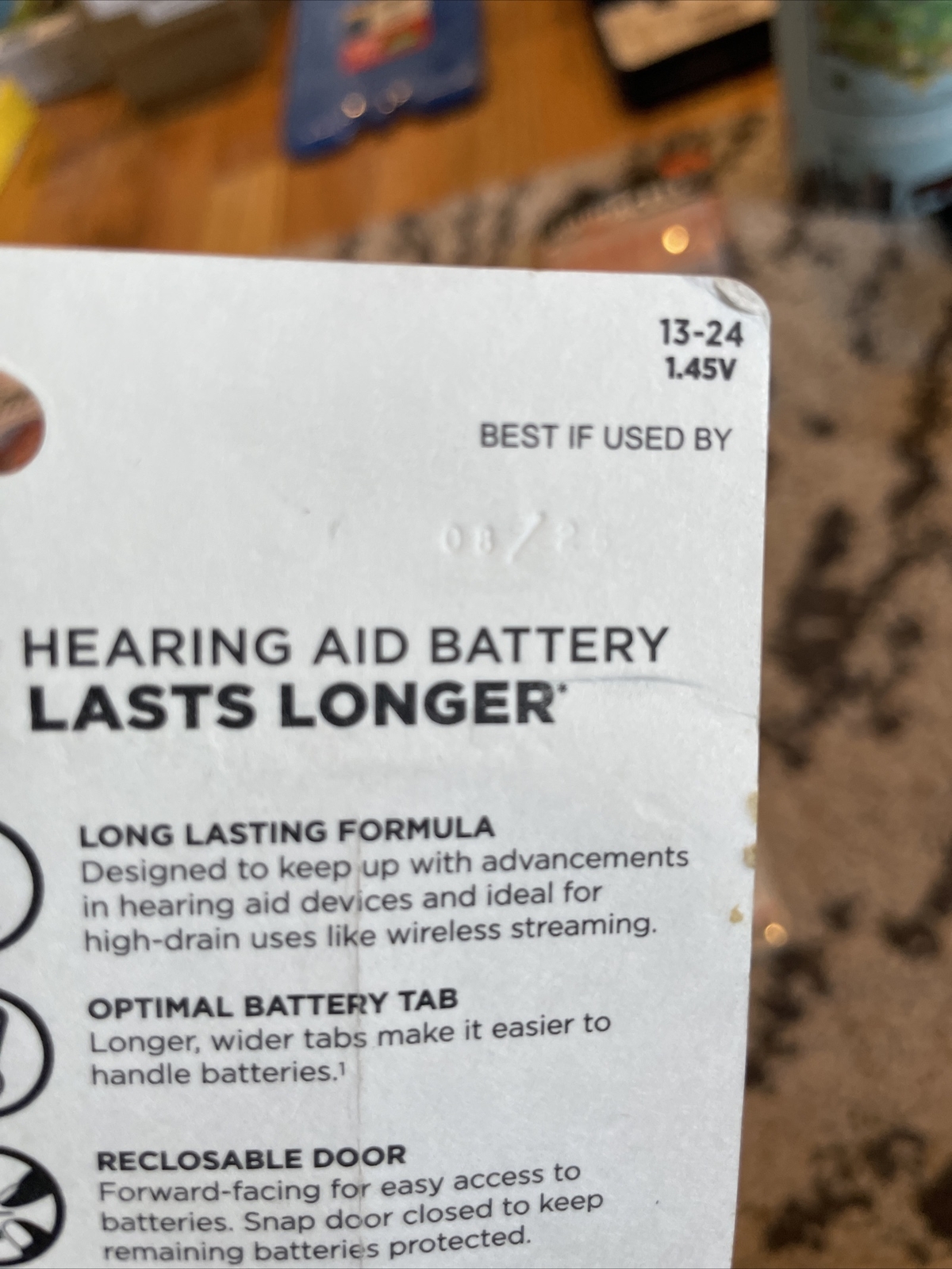 Rayovac Size 13 Hearing Aid Battery – 24pk X2- Exp 2025