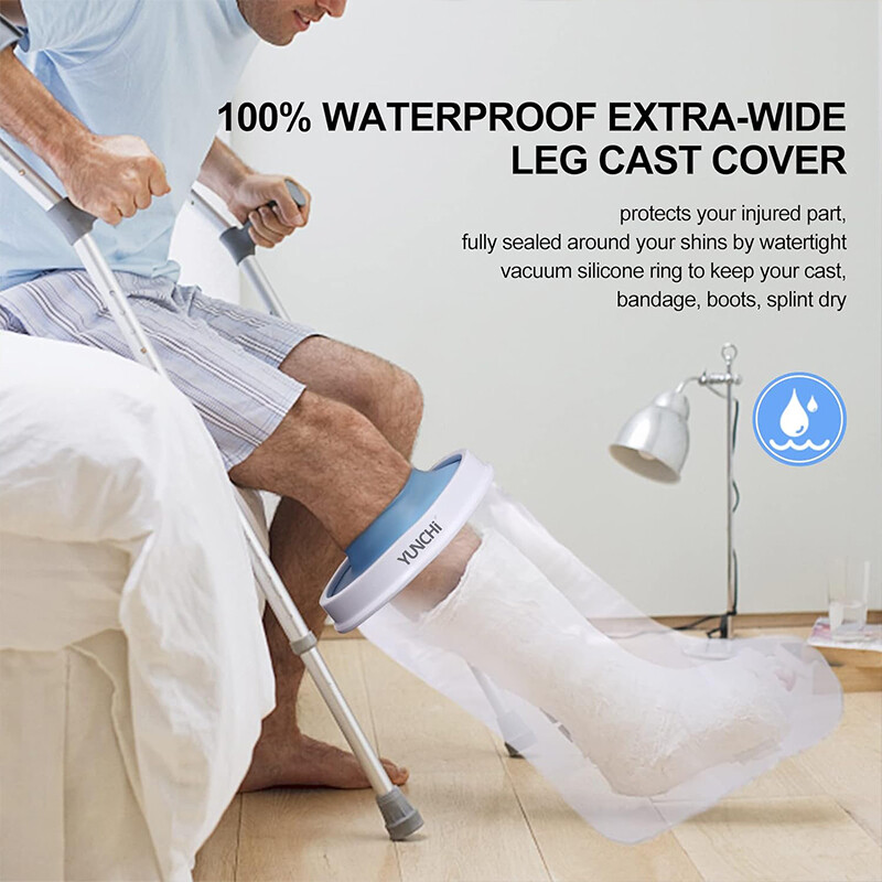 Adult Waterproof Foot Cover Bandage Plaster Protective Cover Extra Long 98cm US