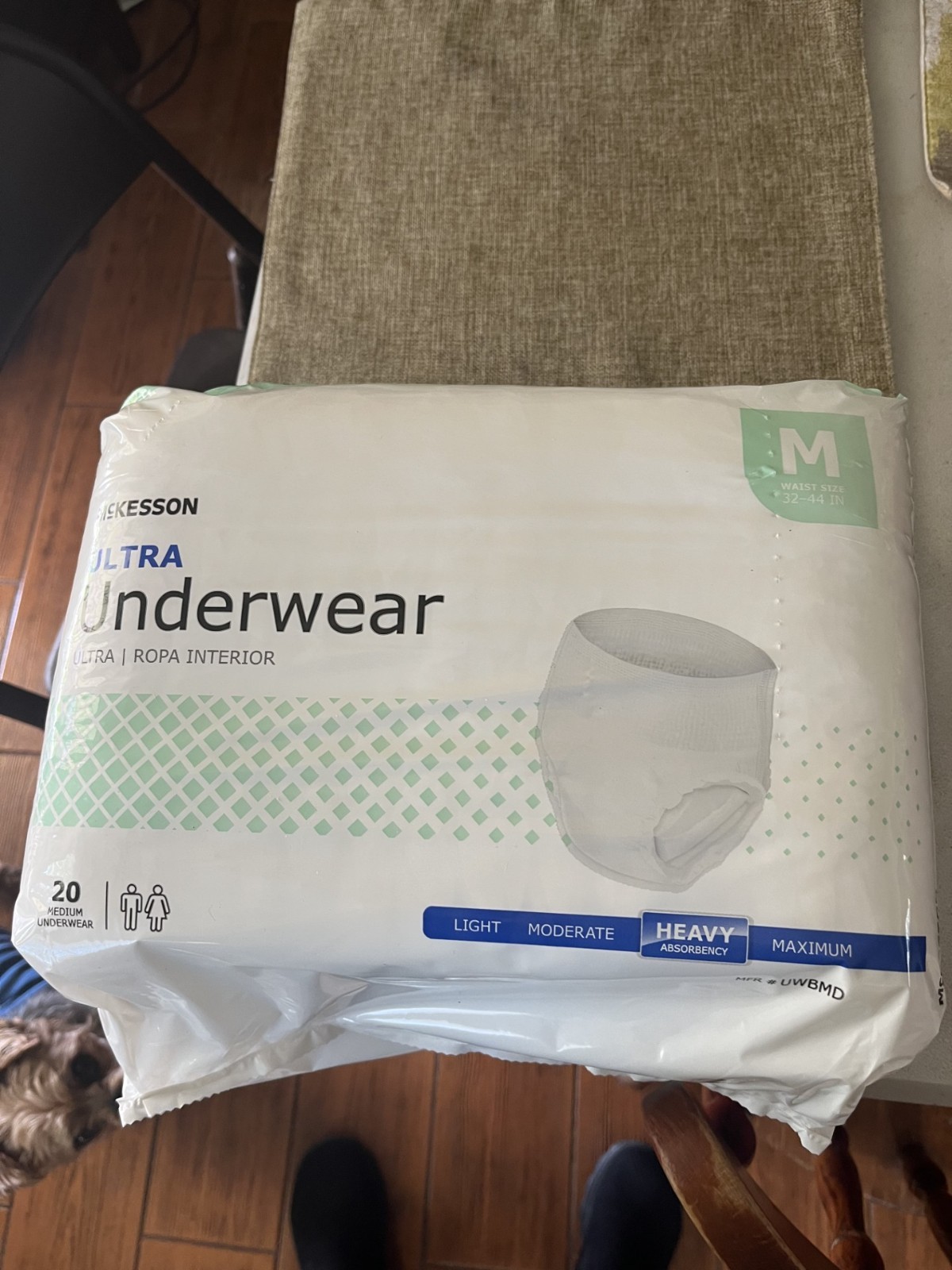 McKesson Ultra Underwear Incontinence Pant – Medium Size (Pack of 20)