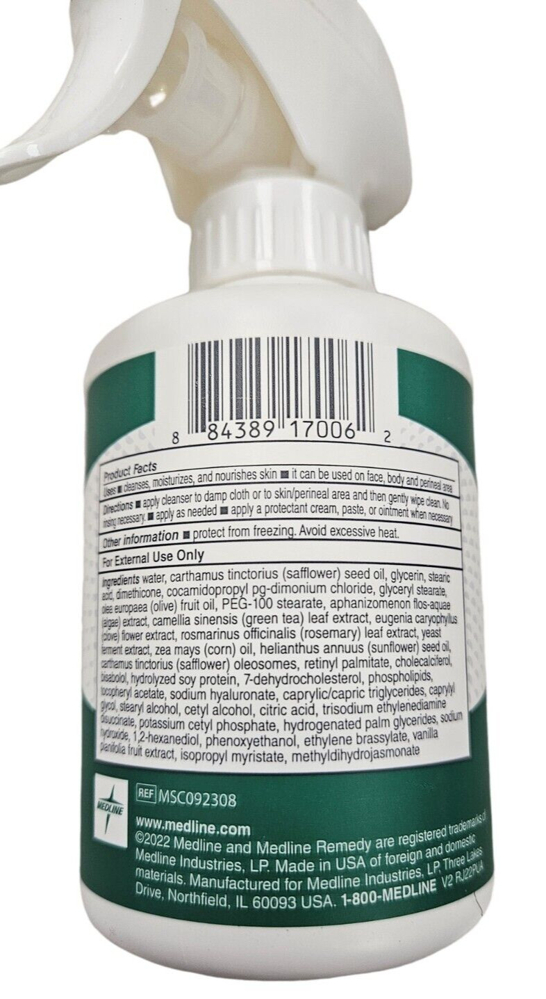 Remedy Clinical CLEANSE Cleansing Body Lotion 8oz Spray Bottle ( 2 pack )