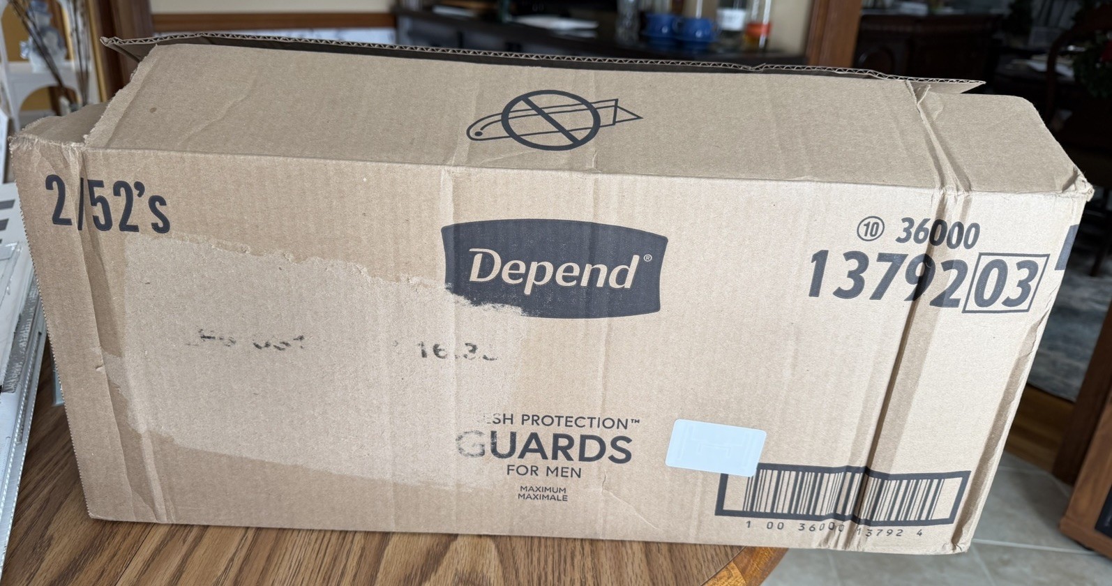 New 2 packs 52 X 2 = 104 Depend Incontinence Guards for Men, Maximum New MIP
