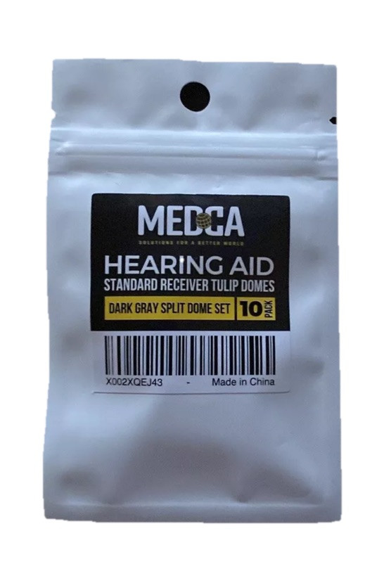 MEDCA Hearing aid Standard Receiver Tulip Domes (Pack of 10)