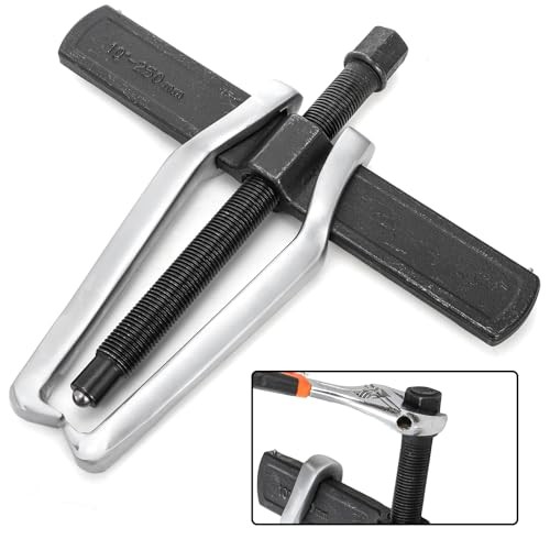 2-Jaw Gear Puller, 10 Inch Two Claws Puller Tool, Adjustable Steel Bearing