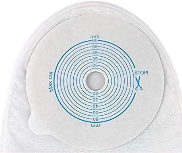 Disposable Colostomy Bags One-Piece Closed Stoma Bag Ostomy,Max Cut To Fit