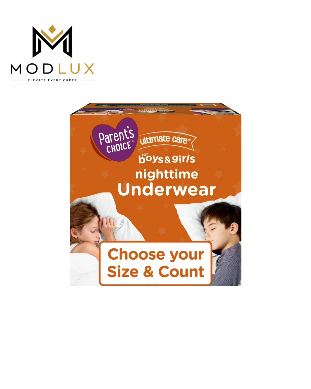 Parent’s Choice Ultimate Care Nighttime Underwear for Boys & Girls L/XL, 38 CT