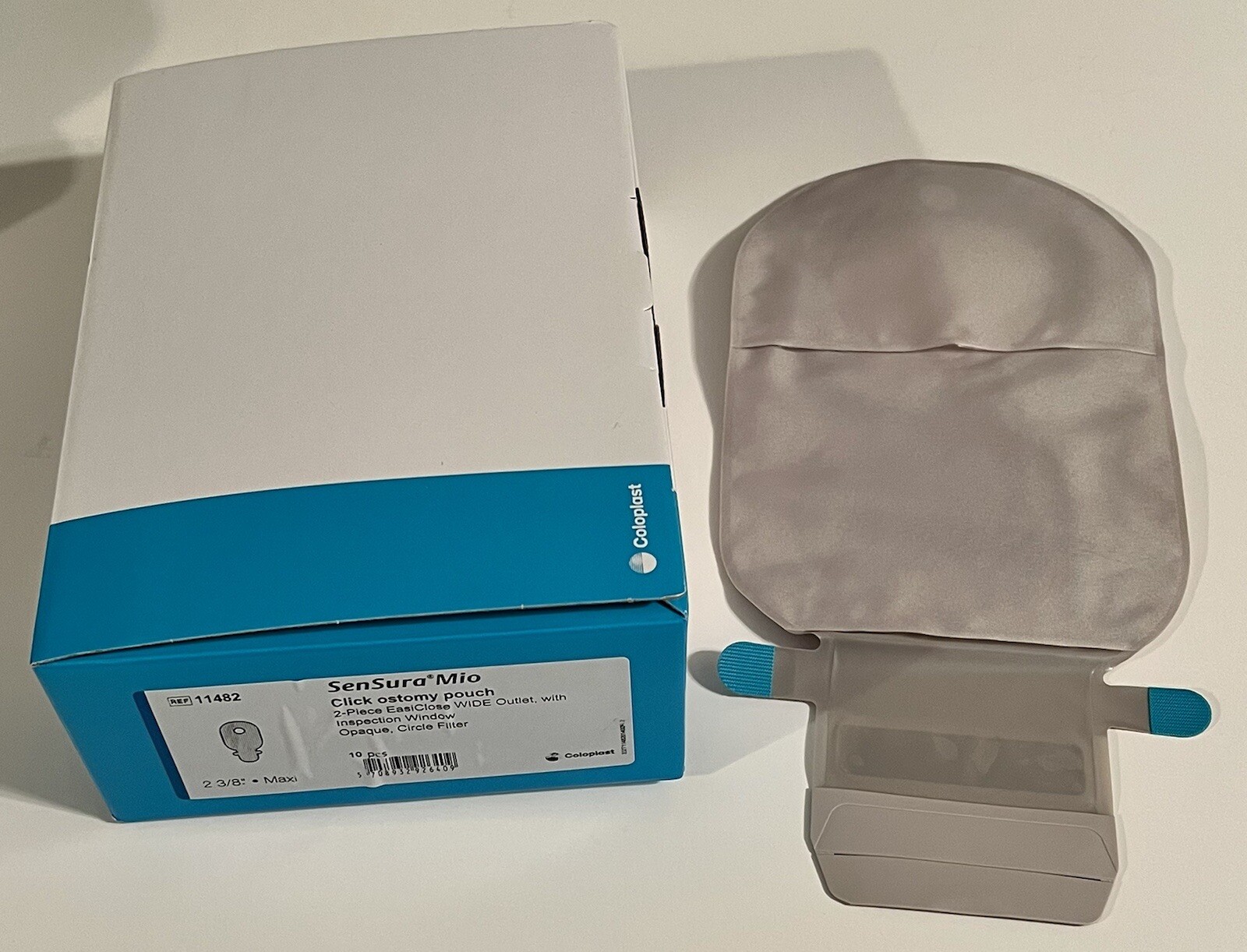 SenSura Mio Coloplast 11482 2pc System Ostomy Pouch 10 Count Lot Of 2 Boxes