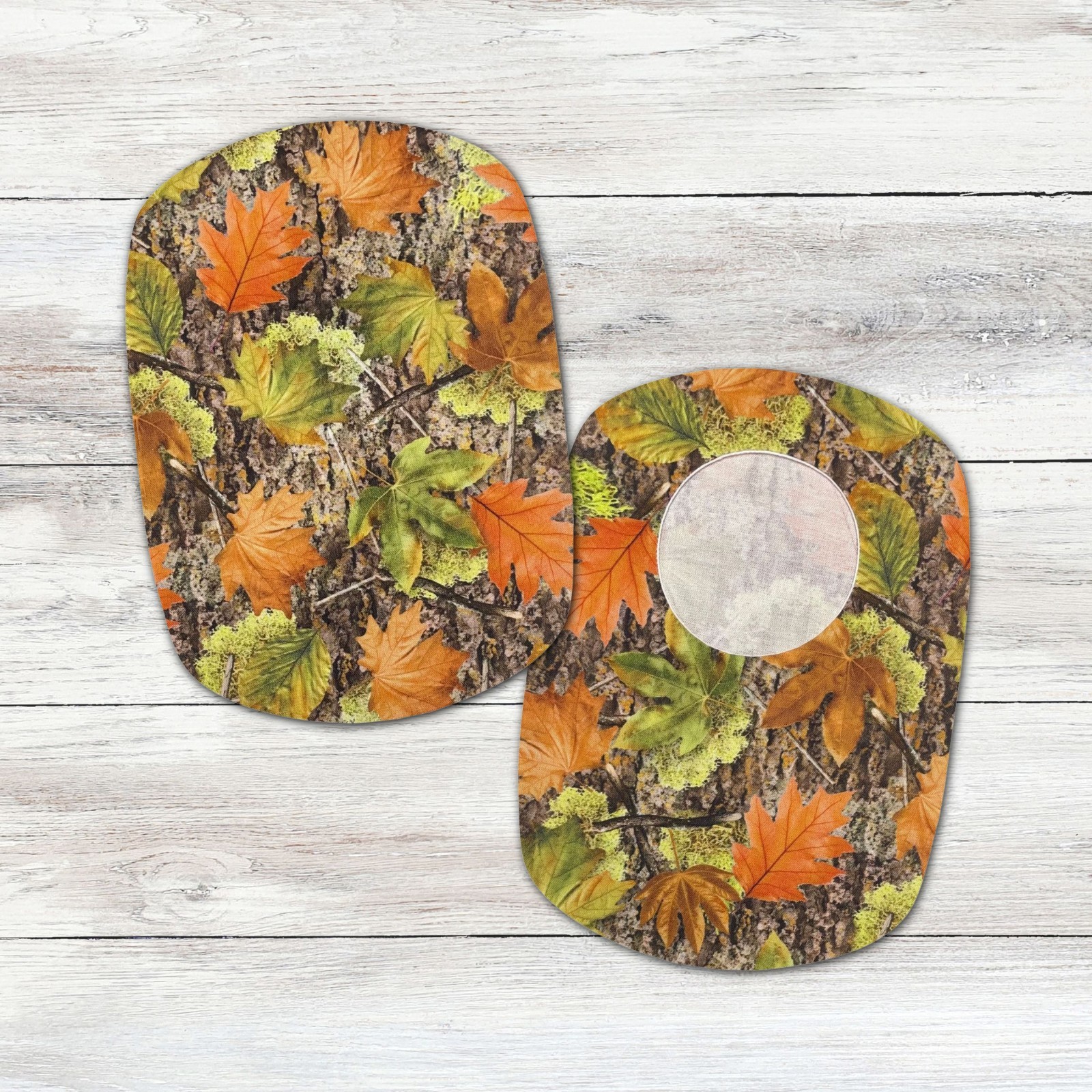 Camo Leaves Ostomy Pouch Cover Ileostomy Colostomy Urostomy Custom Bag Cover