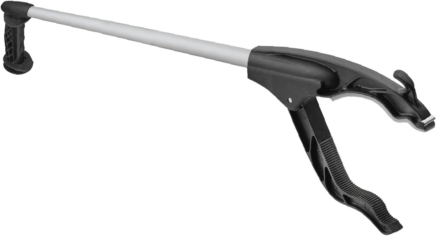 32″ Lightweight Reacher Tool with Trigger Grip, Rotating Head, and Magnetic Tip