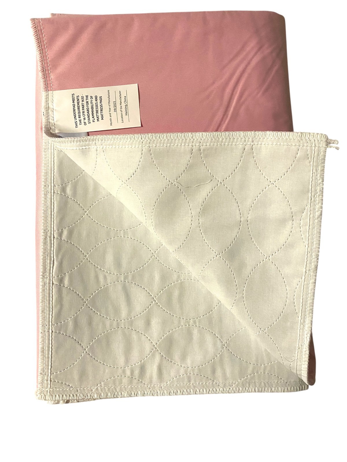 Medline Pink Reusable Underpad Mattress Washable Incontinence Bed Pad 46×33.5