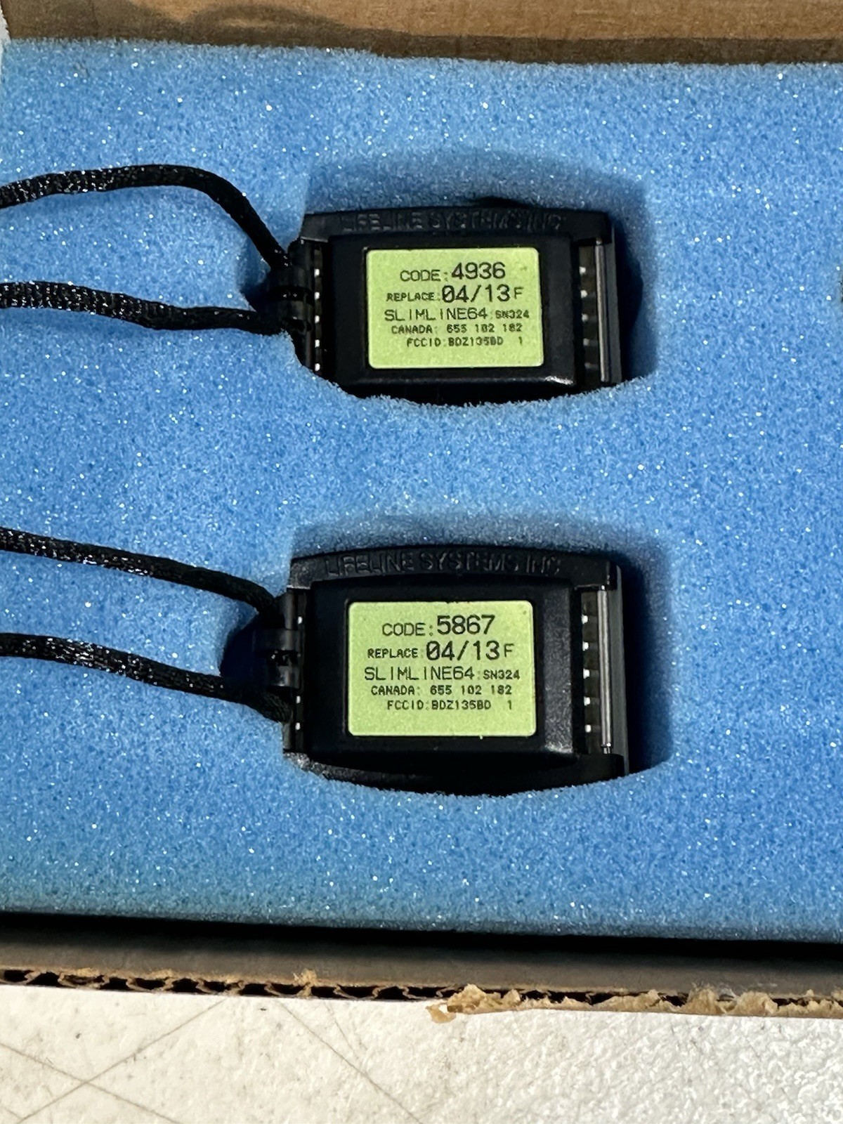 Lifeline Systems SN324 Slimline Personal Help Button Lot 4 Parts
