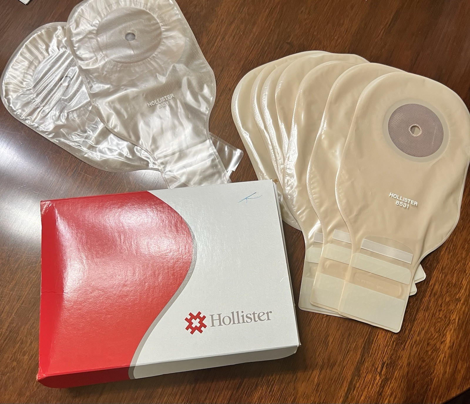 Hollister Flextend Premier Drainable Ostomy Pouch 8531 & 8131 New In Open Box