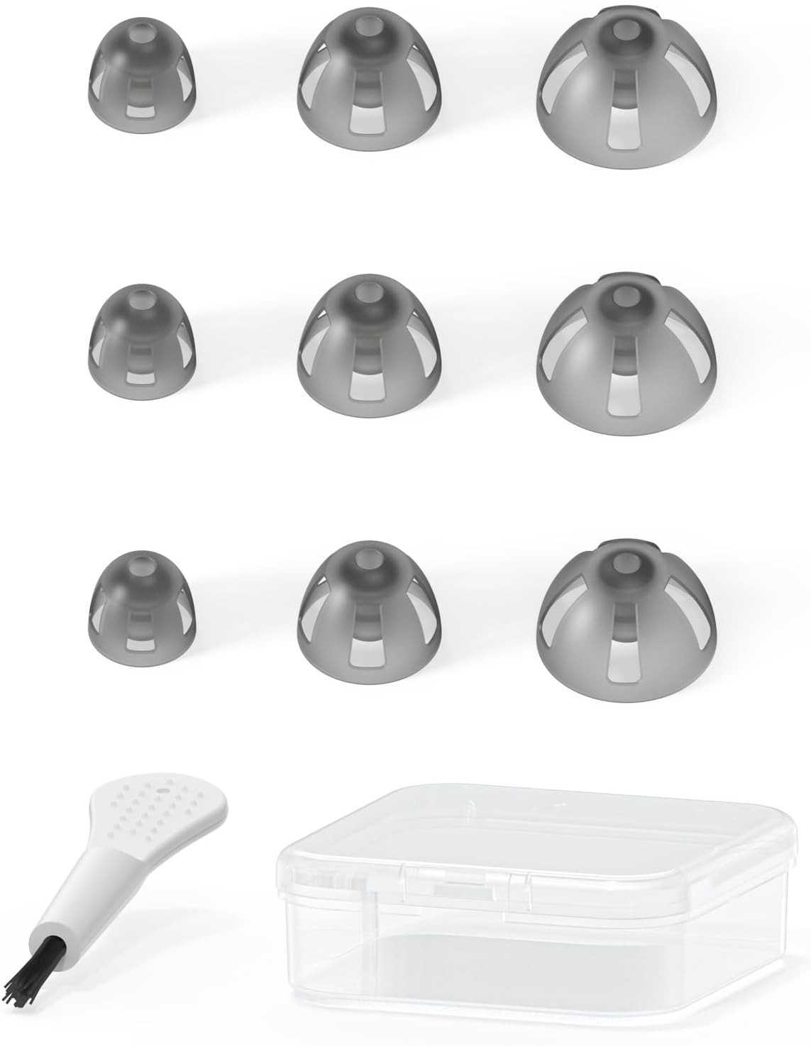 Resound Compatible Hearing Aid Domes Open Smokey Ear Tips Replacement Small Medi