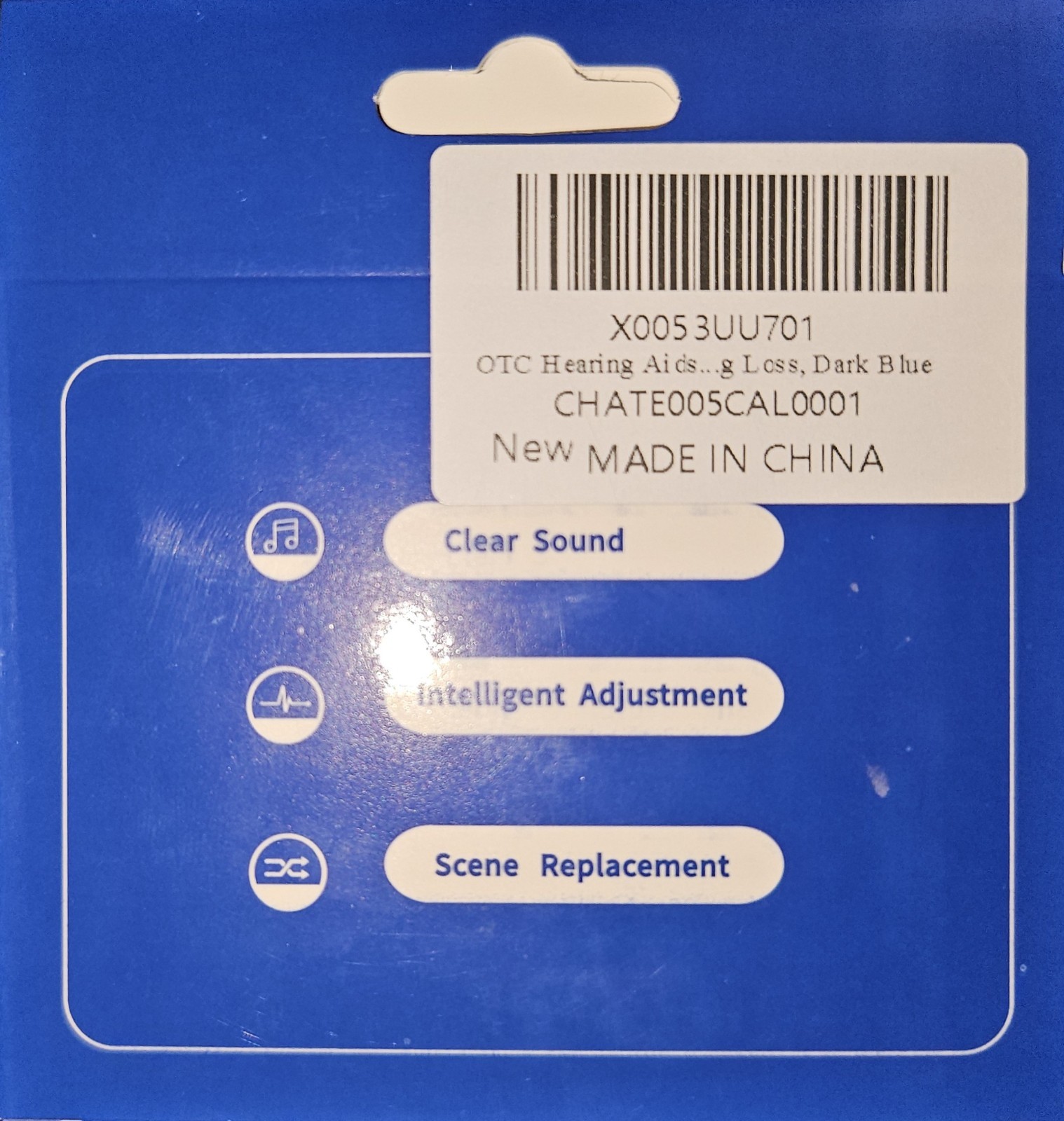 OTC Hearing Amplifier (SINGLE) For Seniors Active Noise Canceling Model TE-005
