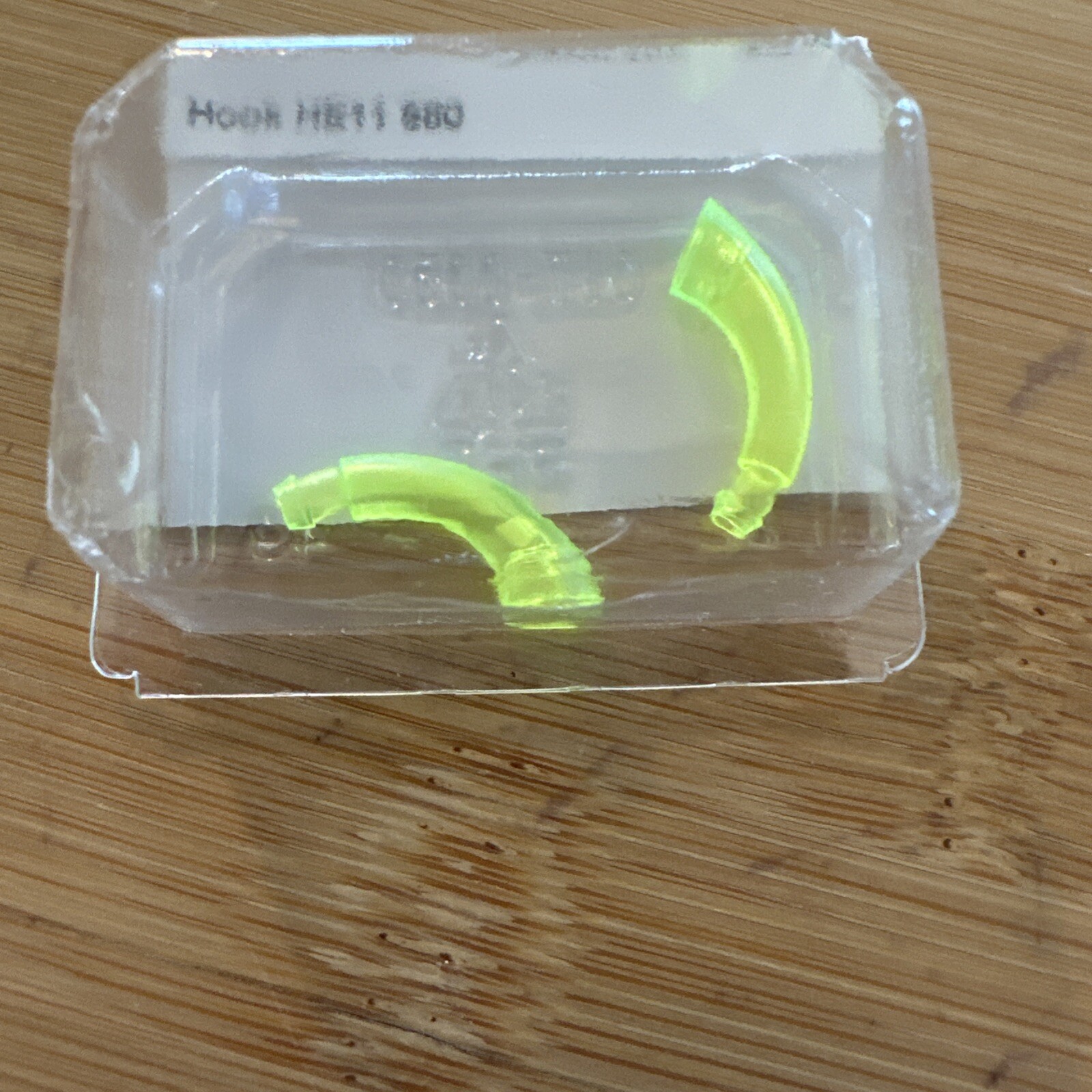 Lot of 2 Colored Phonak Hooks HE11 680 (with filter) YELLOW