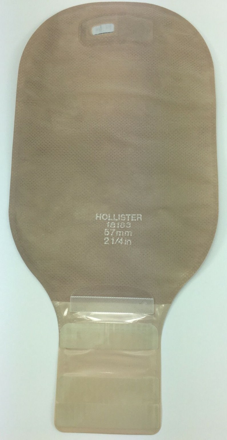 10 Hollister 18183 Drainable Ostomy Pouches 2-1/4″ Flange USA Exp. 2029-31