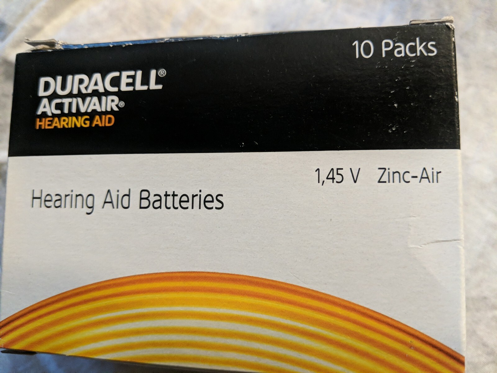 Duracell Activair Hearing Aid Batteries: Size 13 (40 Batteries) Exp:2024-08