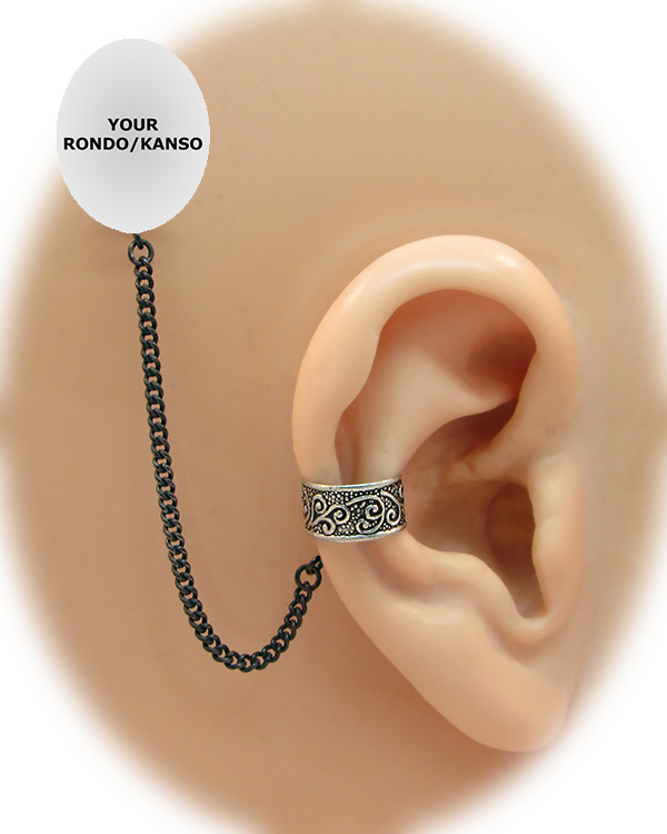 Celtic Ear Cuff HearClip – Safety Line Retainer for Kanso Cochlear Implant