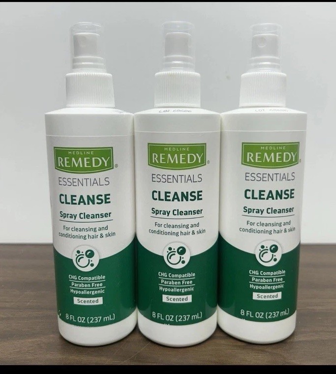 Remedy Clinical CLEANSE Spray Cleanser 8 fluid oz Pump Spray ( 3 pack )