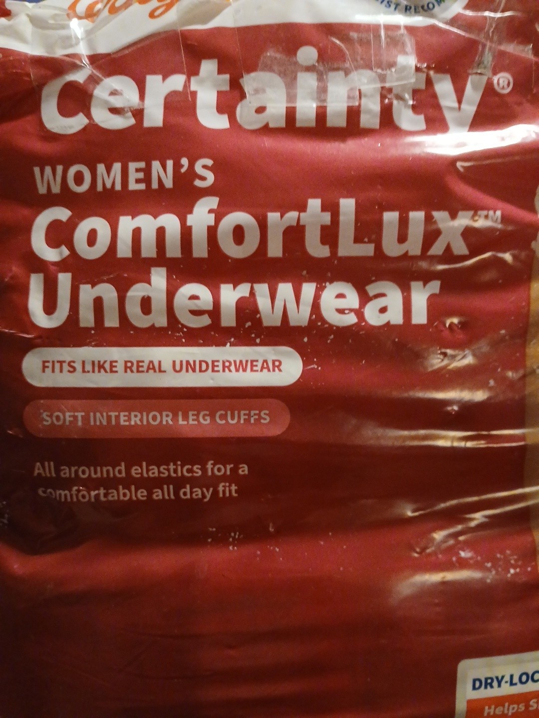 Certainty Women’s Comfortlux Underwear Xl 25count