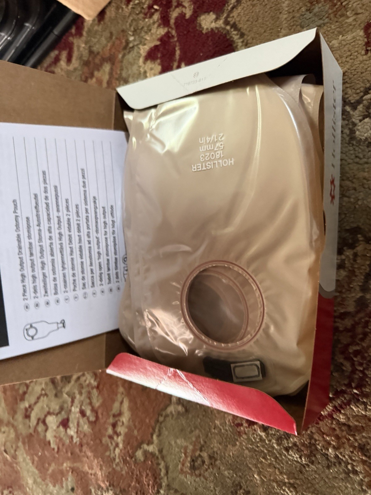 Package of 3 items Hollister Ostomy Bags, Supplies, remover spray + CeraPlus