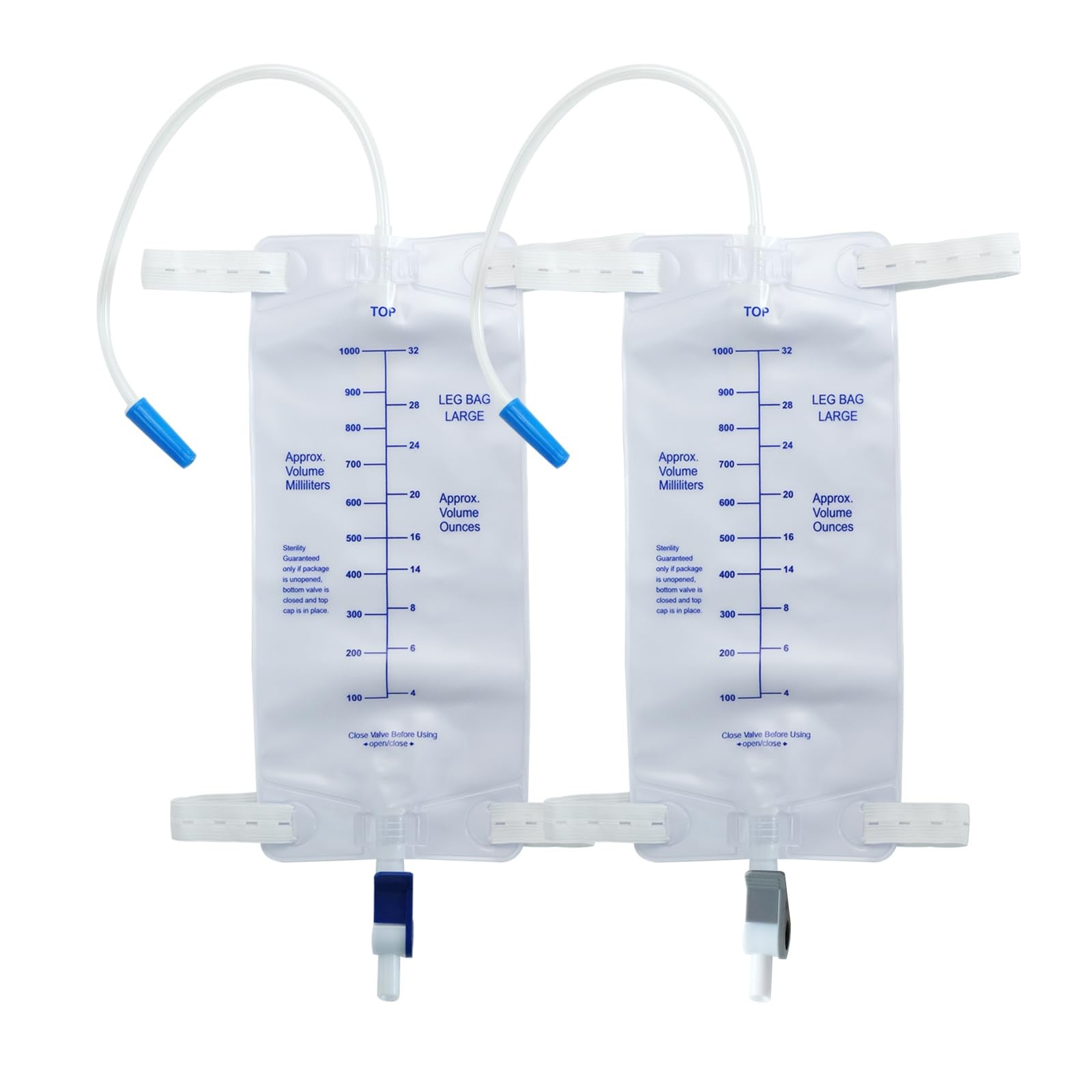 1000mL Catheter Leg Bag with Breathable Fabric Cover, Urine Collection Leg Ba…