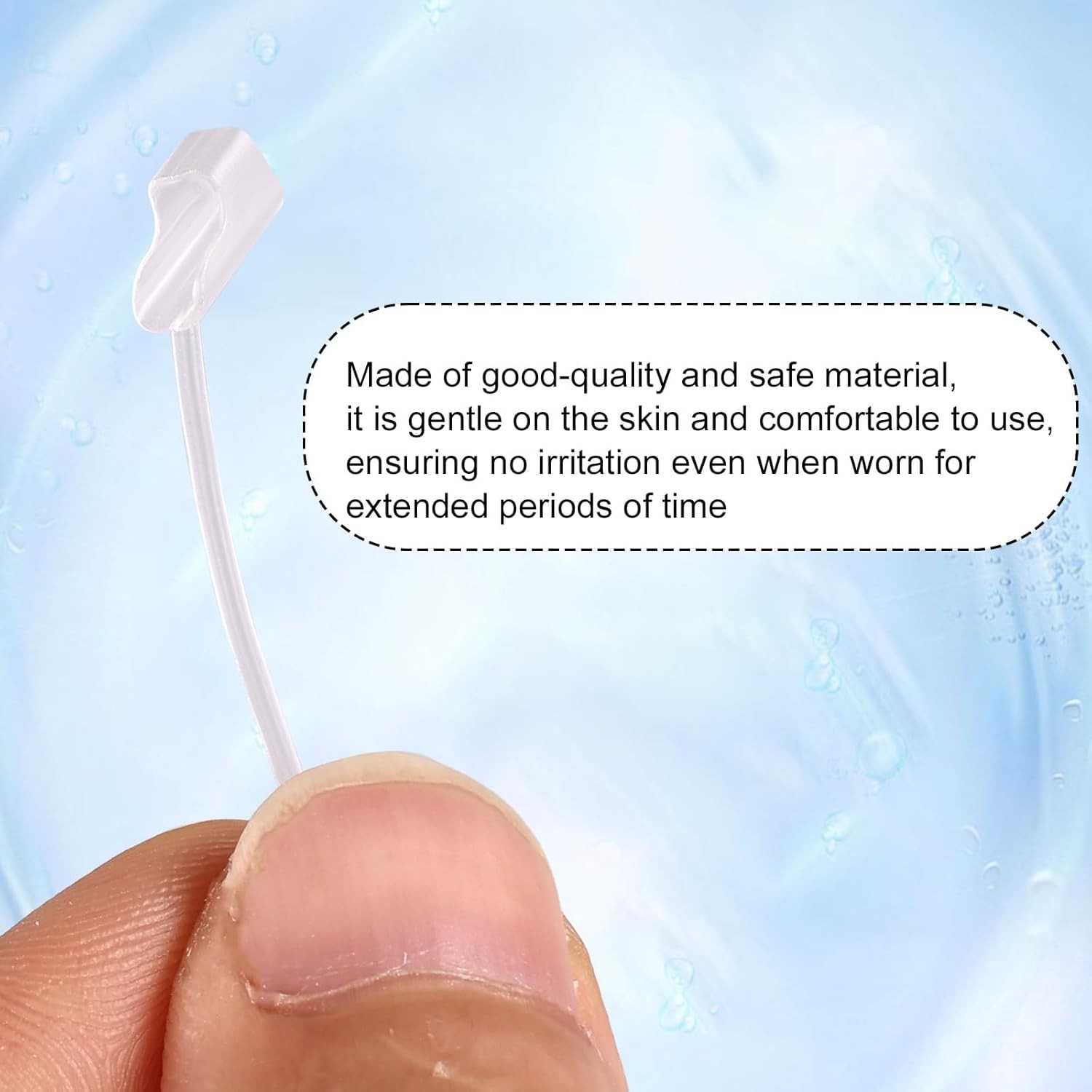 4pcs Transparent Sports Locks for Oticon 85dB Hearing Aids