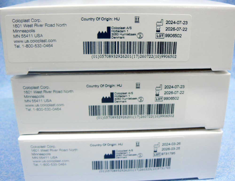 NIB 3 Boxes Coloplast 10504 SenSura® Mio Click Ostomy Barriers 15 Barriers Total