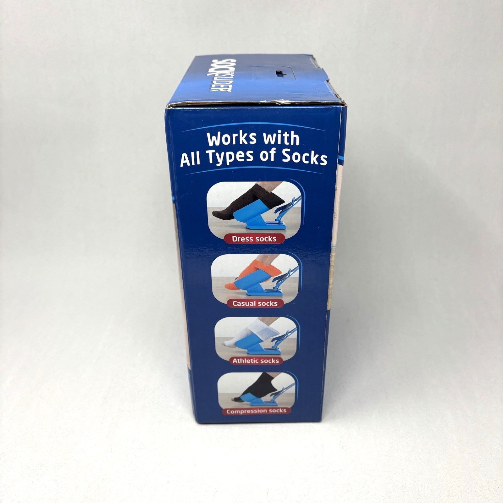 Sock Slider As Seen On TV 2 Piece Design New in Sealed Box