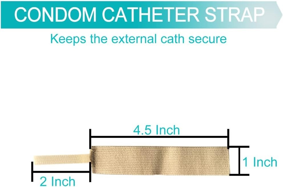 Male External Catheter Strap Leak Free Penile Clamp Fully Adjustable Urinary …