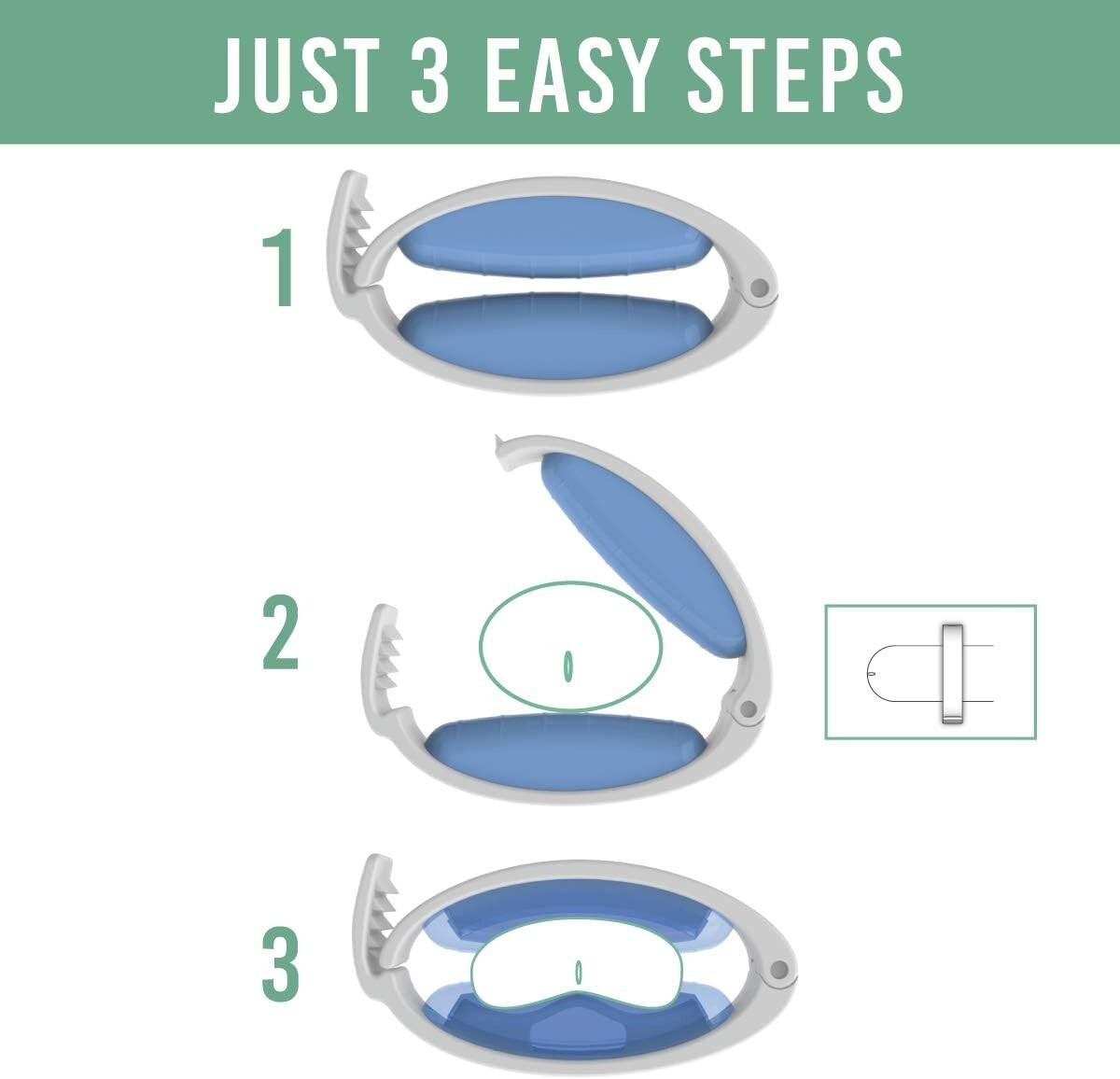 Original Wiesner Male Incontinence Clamp – 3 Adjustable Sizes – Comfort and C…