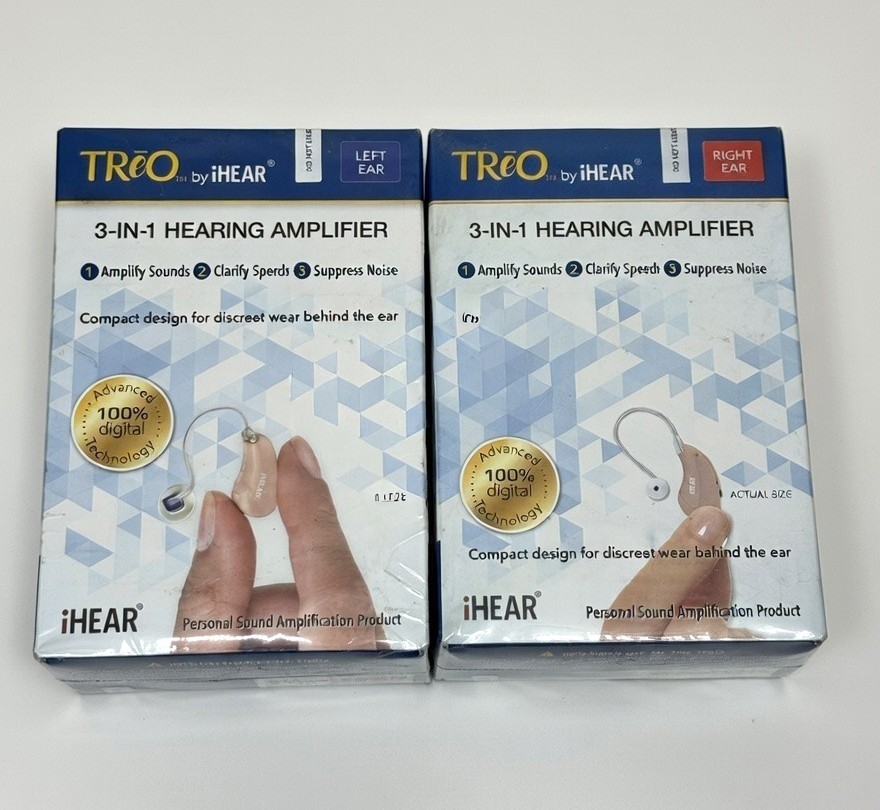 iHear 3-in-1 Hearing Amplifier “One for Right Ear, And One for Left Ear!”