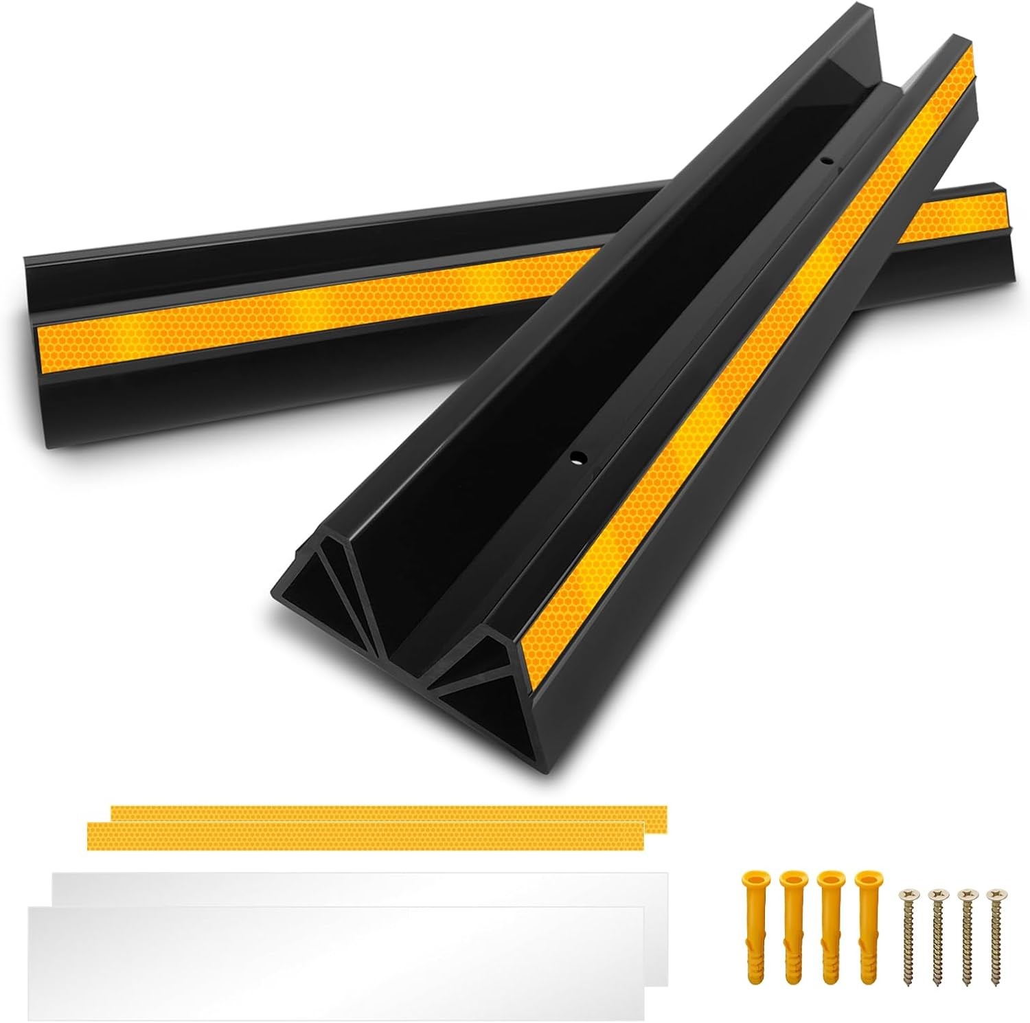 18″ Parking Stopper for Garage Car Stopper for Garage Precision Stopping Heav…