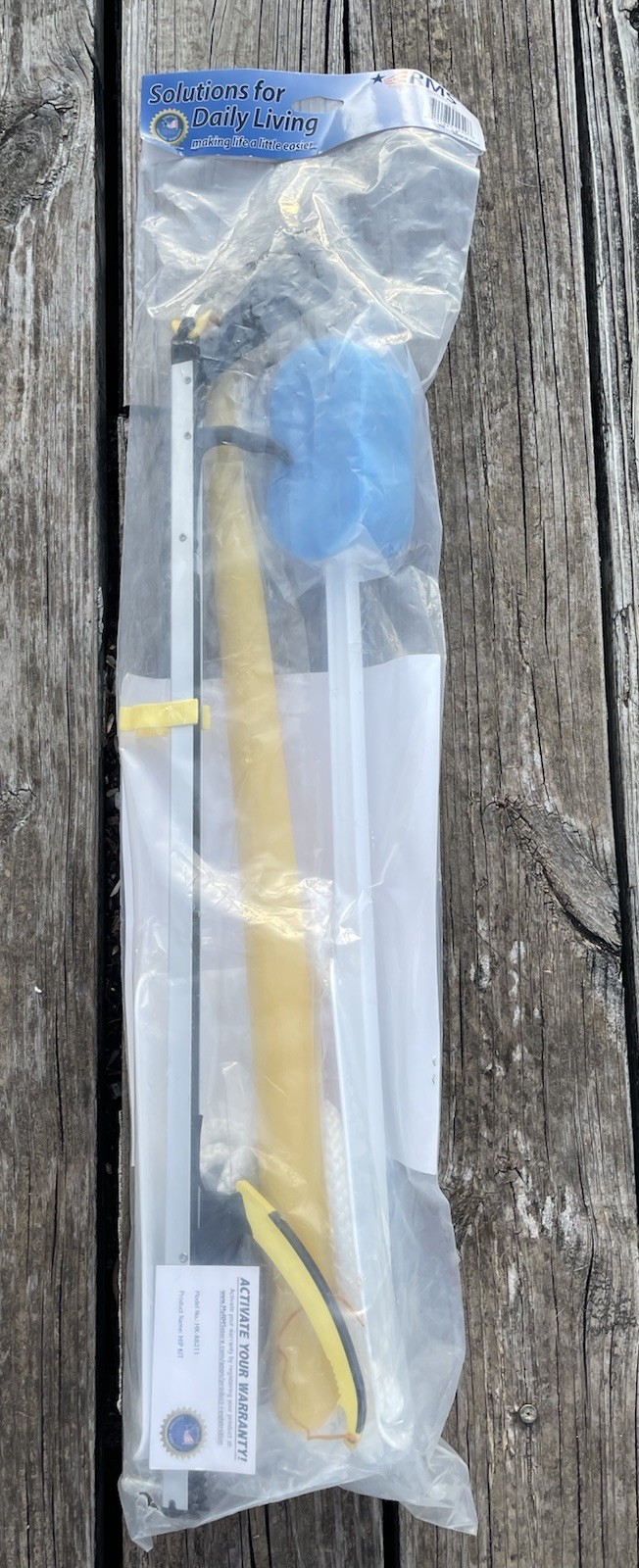 RMS ~Hip Kit~ Pack Includes Reacher 26” Sockaid Shoehorn Bath Sponge New Sealed