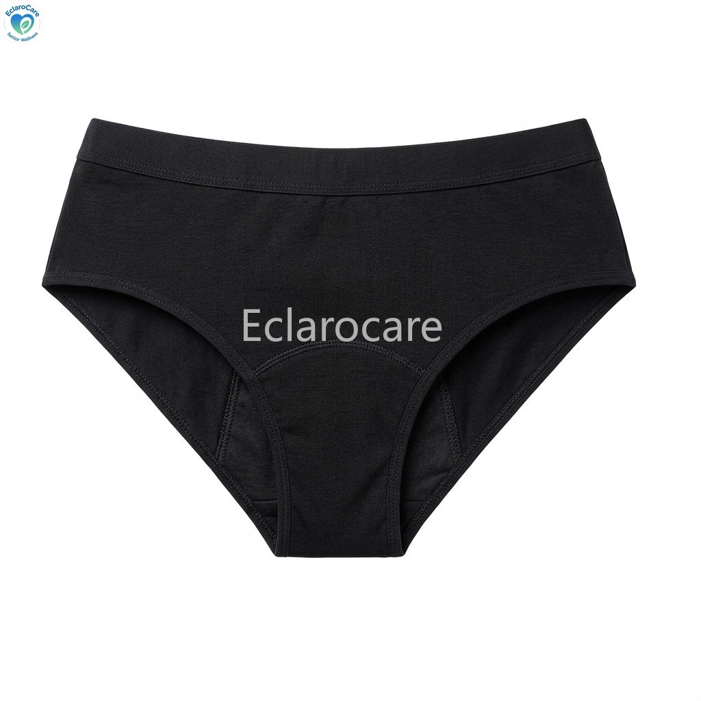 3pcs Period Mid-rise Underwear Women 4-Layer Leak Protection Incontinence
