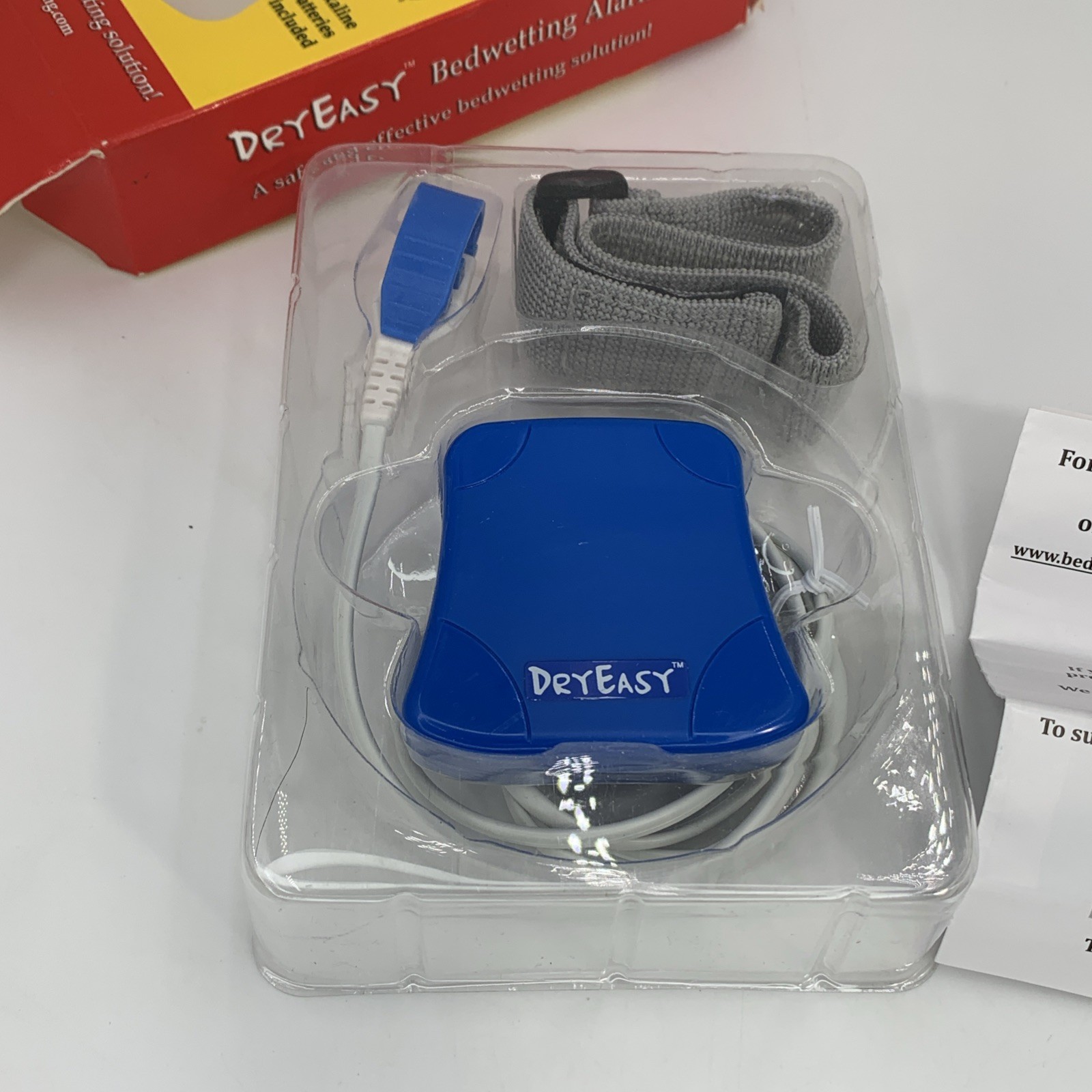 DryEasy Bedwetting Alarm Volume Control Sound & Vibration New Free Shipping