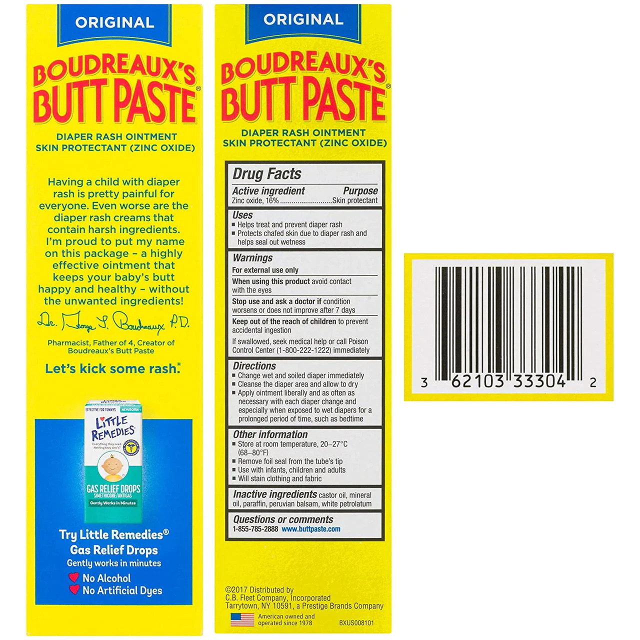 Boudreaux’s Butt Paste Rash Cream, Original
