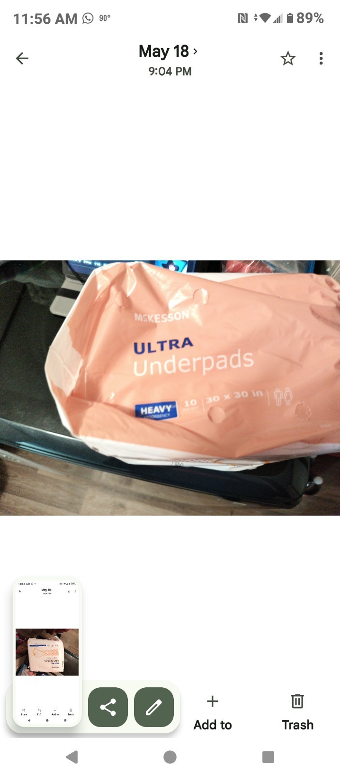 McKesson Ultra Underpads 30 x 30 in Heavy Absorbency Disposable Odor Control