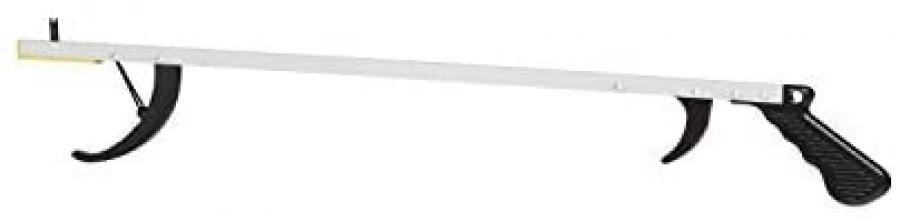 Mabis Reaching Aid /Slip Resist Handle/Serrated Jaw Magnetic Tip 32″ Silver 1