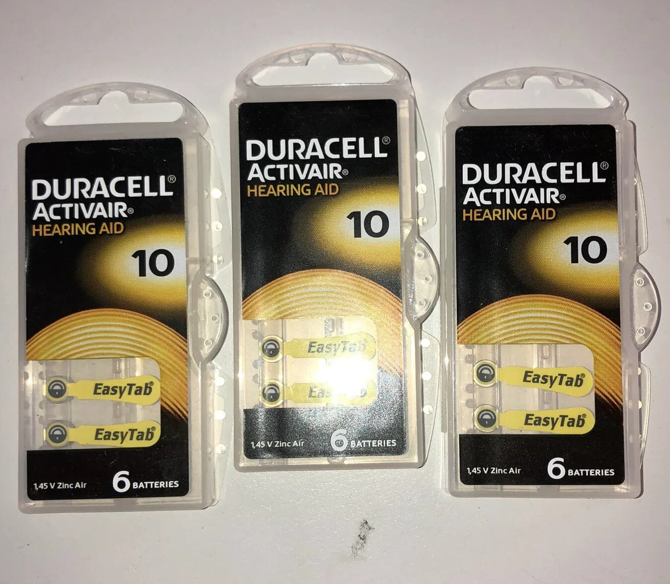 Duracell Activair Size 10 Hearing Aid Batteries