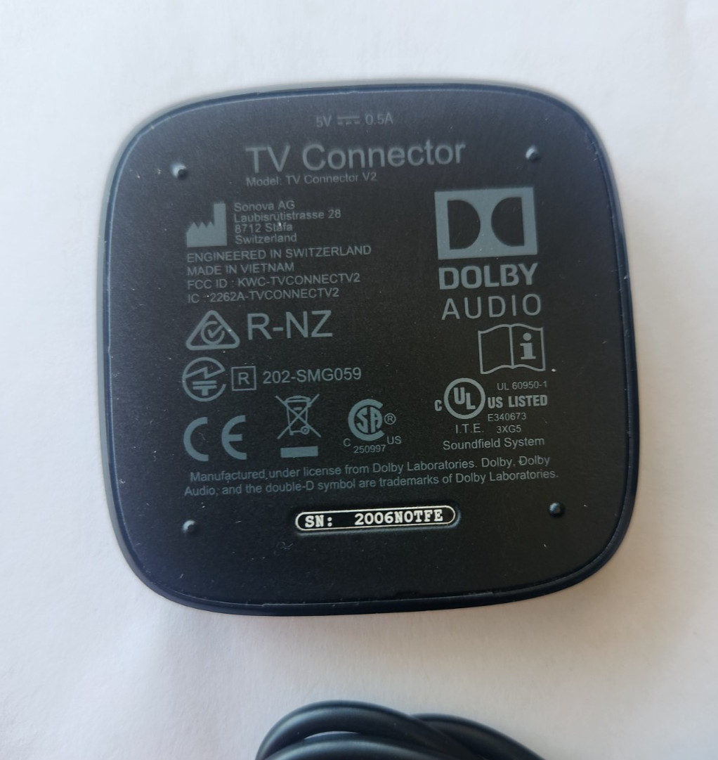Phonak TV Connector V2 BT DOLBY Marvel, Paradise, Lumity, Life, Infinio, Costco