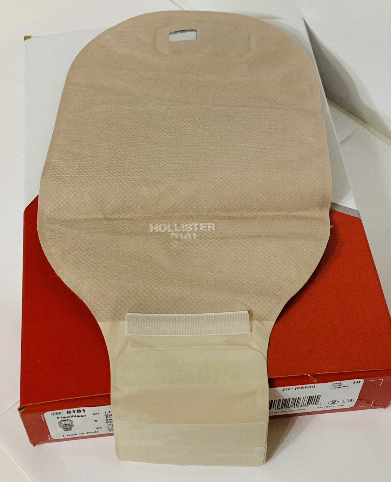 10 Hollister 8181 Pouches 1-Piece Cut to Fit 2-1/2″ 1BX/10EA Exp.2027-2028