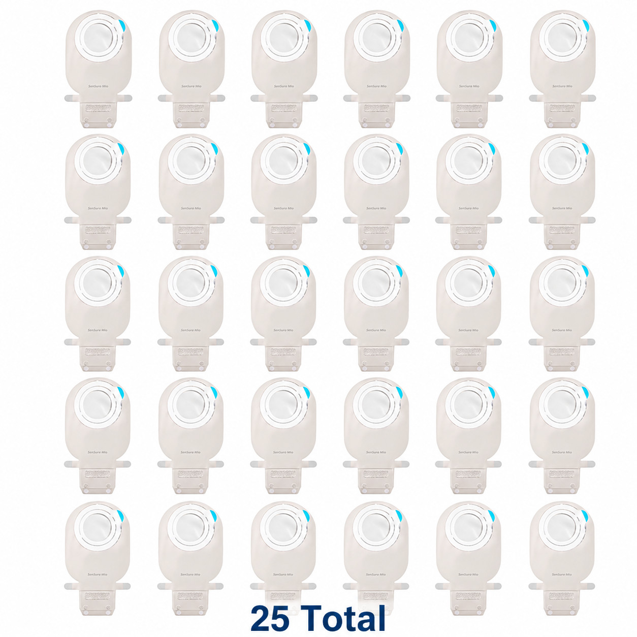 Coloplast SenSura Mio Flex 21012 2-Piece Drainable Ostomy Kits 25ct Exp 12/2026