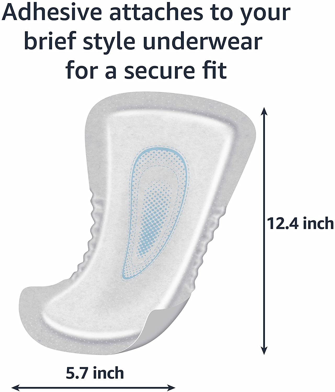Amazon Basics Men’S Incontinence Guards, Maximum Absorbency, 52 Count, (1 Pack o