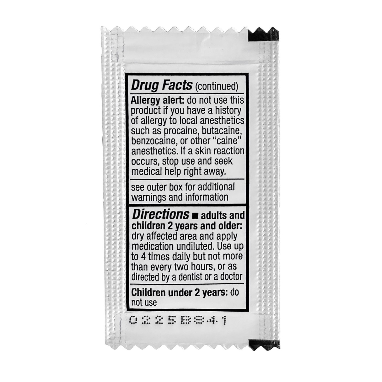 McKesson Peppermint Flavor Oral Pain Relief Benzocaine Oral Gel 0.75 Gram