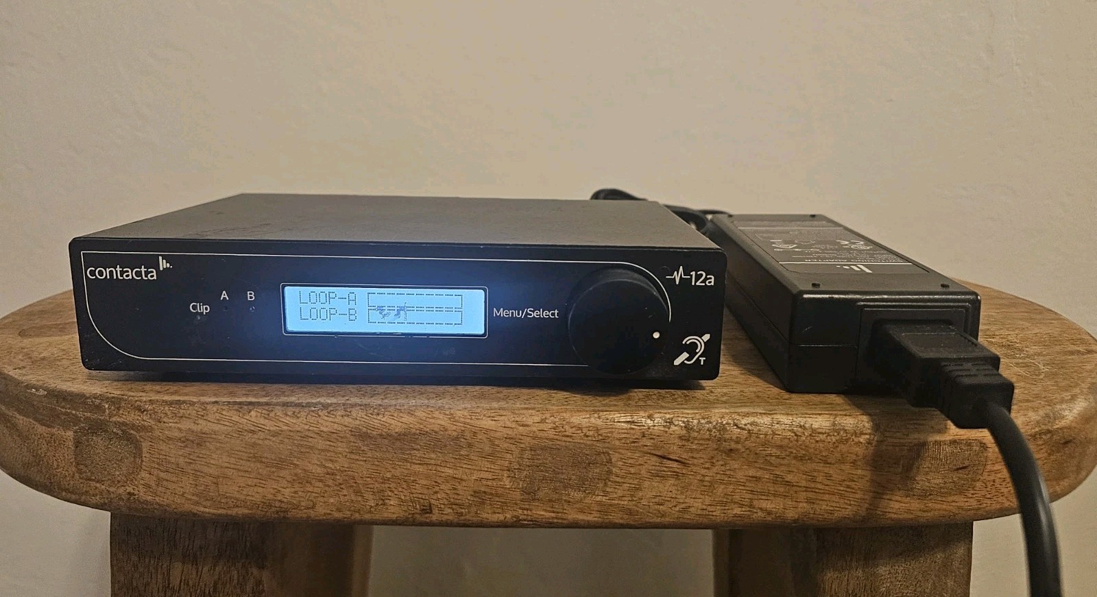 Contacta V12a Hearing Loop Amplifier V-Series Dual Output ADA Assistive w/ PSU