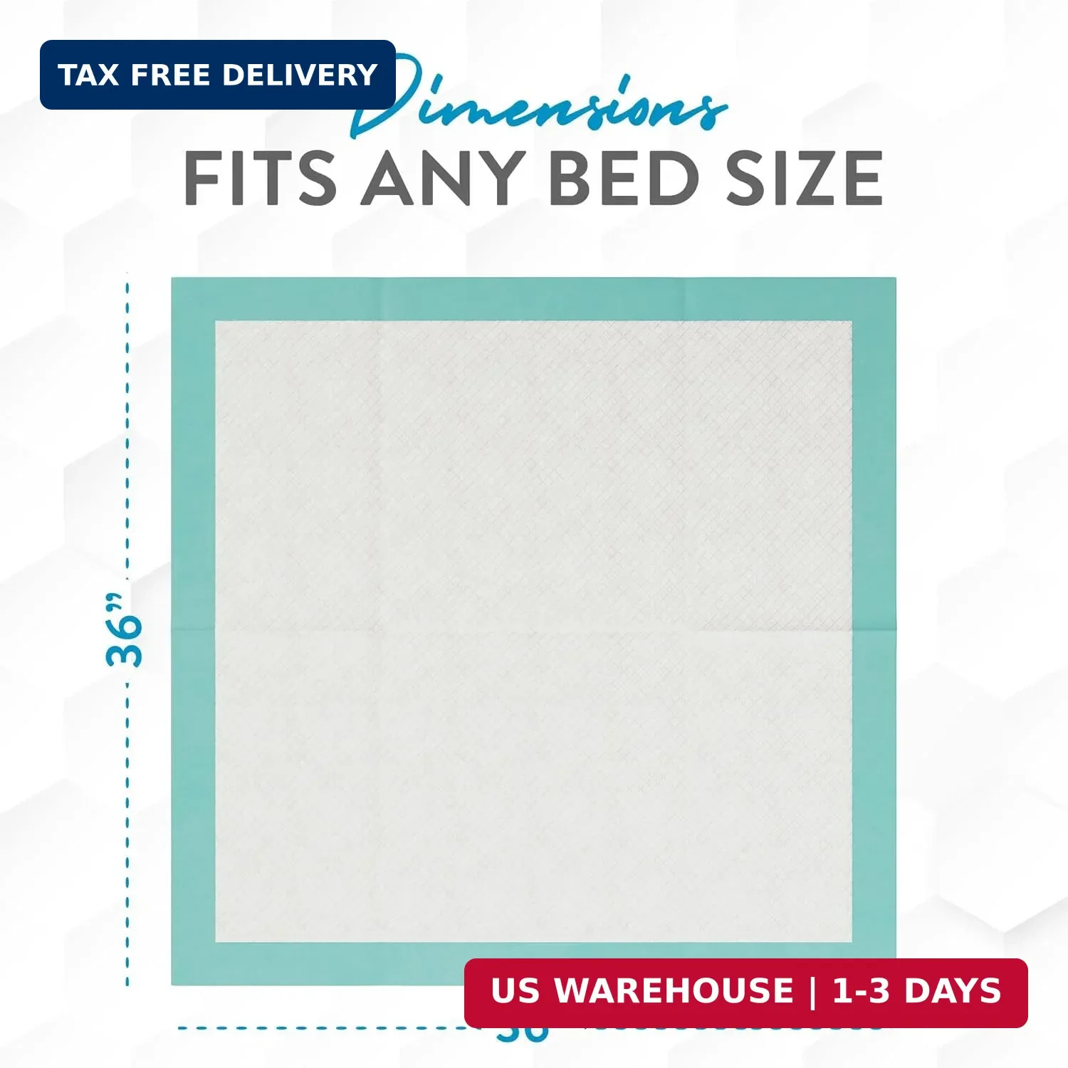 Inspire Super Absorbent Disposable Bed Pads for Chronic Incontinence Ultra Thick